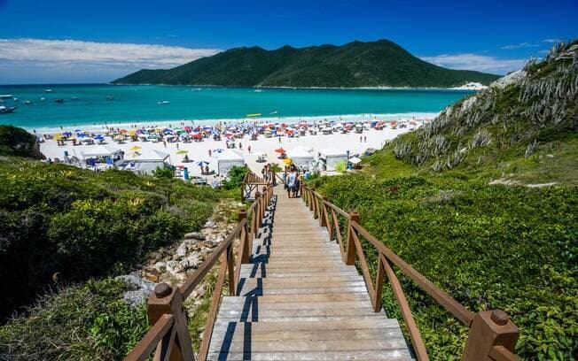 Praia em Arraial do Cabo