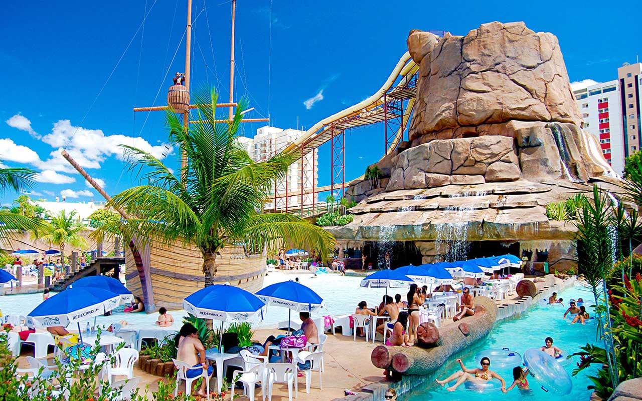 Parque aquático em Caldas Novas